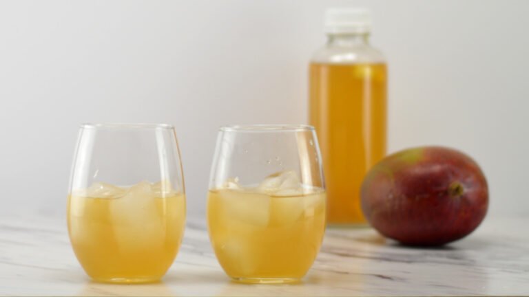 juicy mango kombucha