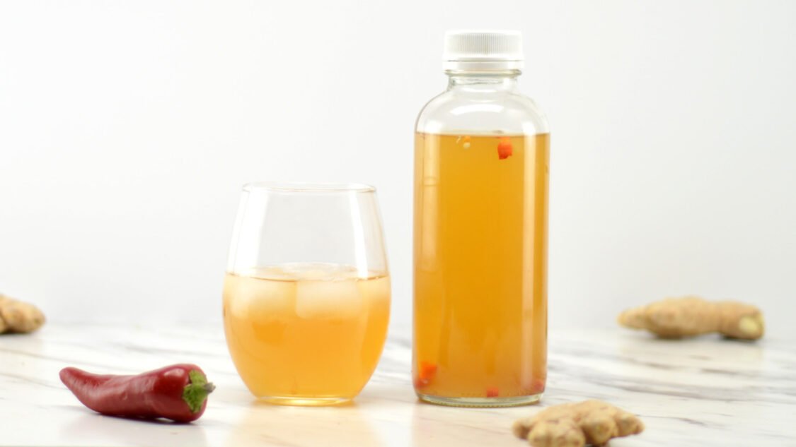 kicking ginger kombucha