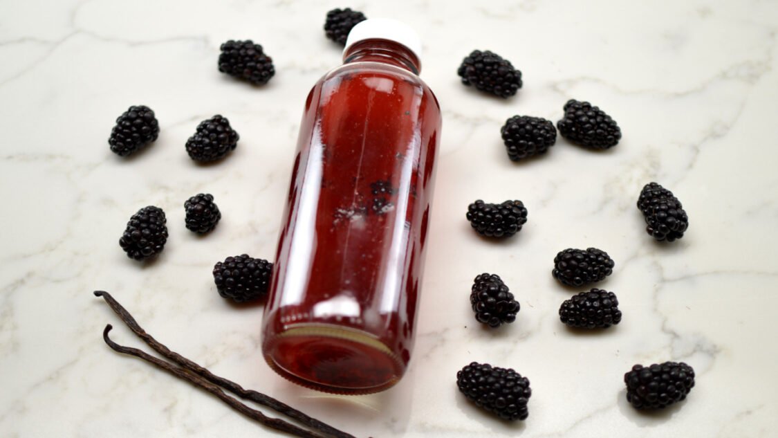 blackberry vanilla kombucha