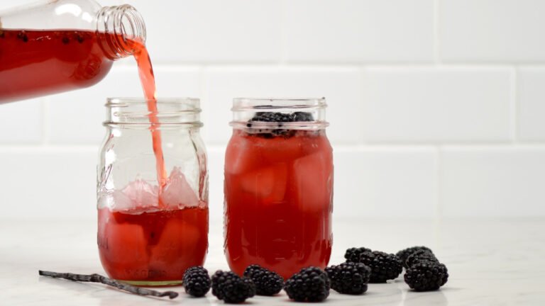 blackberry vanilla kombucha