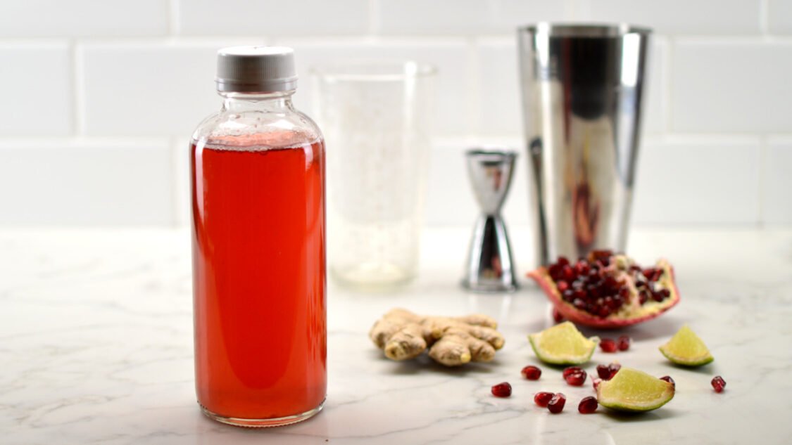 sparkling pomegranate mocktail ingredients