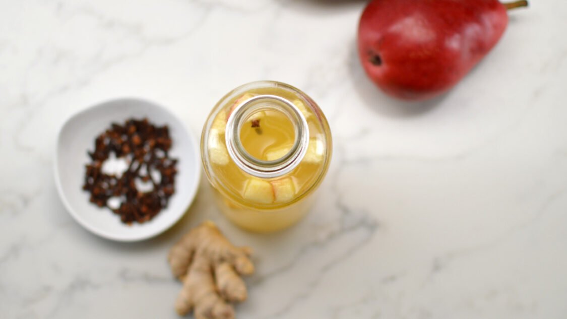 spiced pear kombucha