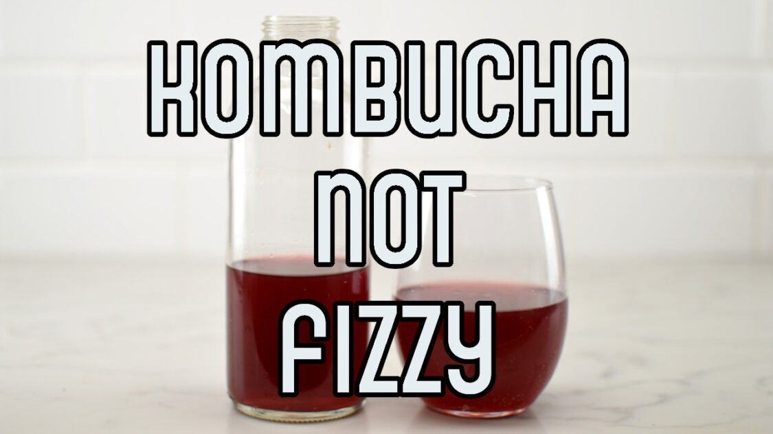 kombucha not fizzy