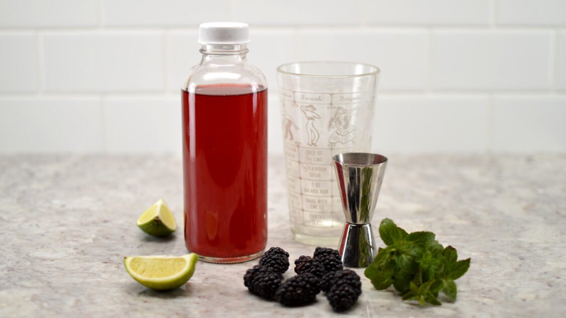 blackberry mint julep mocktail ingredients