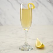 french 75 kombucha mocktail