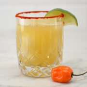 mango habanero kombucha margarita mocktail