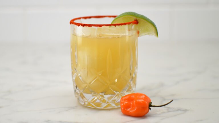 mango habanero kombucha margarita mocktail