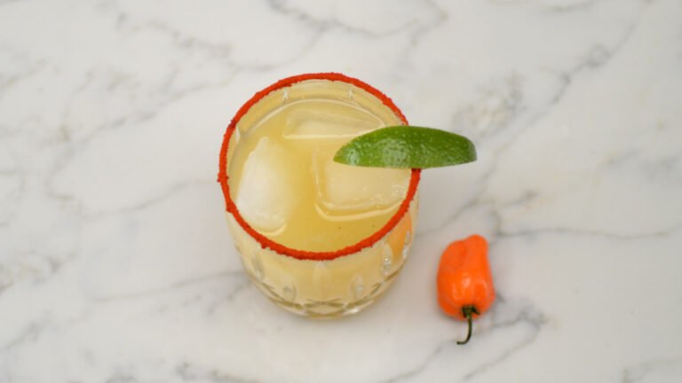 mango habanero kombucha mocktail top