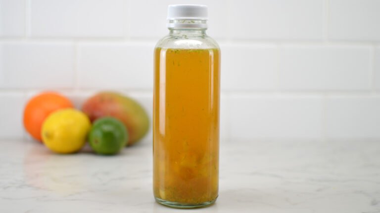 tangy mango tango kombucha bottle