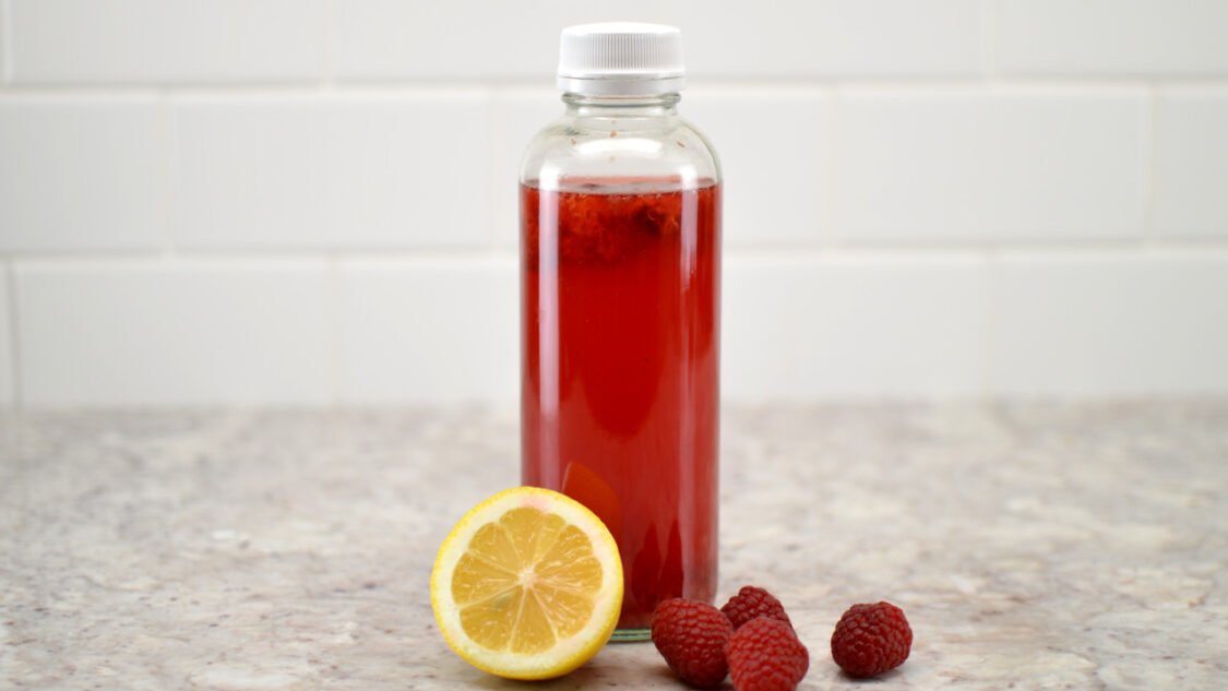 bottle raspberry lemonade kombucha