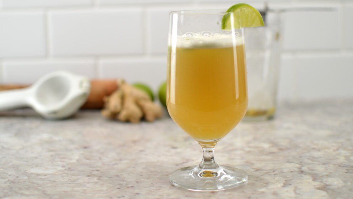 ginger ipa kombucha mocktail