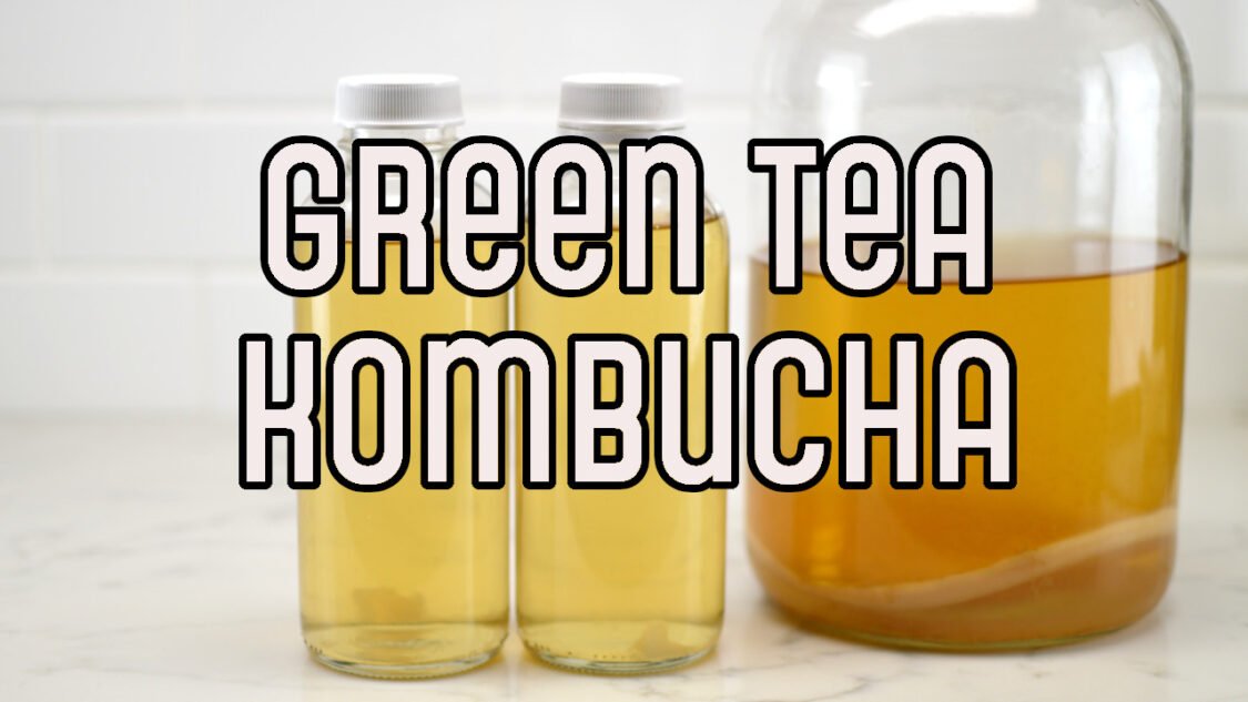 green tea kombucha