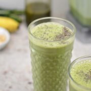 green goddess kombucha smoothie