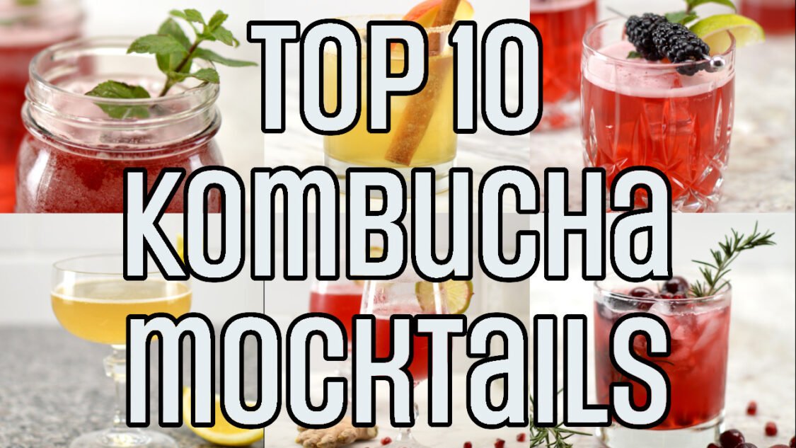 top 10 kombucha mocktails - banner