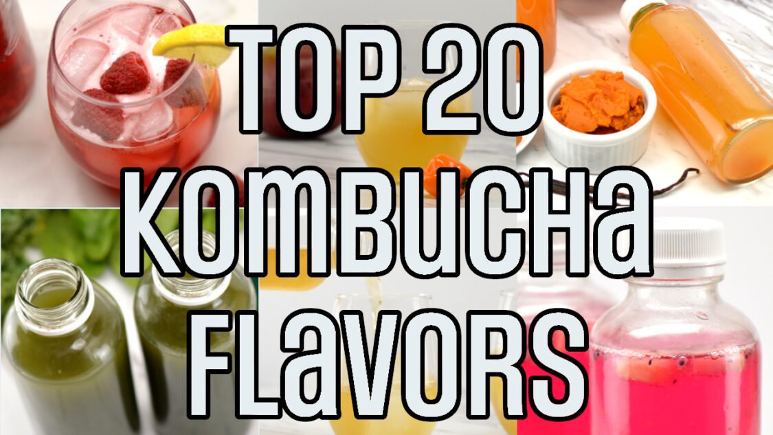 top 20 kombucha flavors - banner